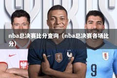 nba总决赛比分查询（nba总决赛各场比分）