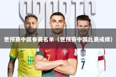世预赛中国参赛名单（世预赛中国比赛成绩）