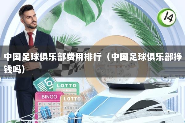 中国足球俱乐部费用排行(中国足球俱乐部挣钱吗)